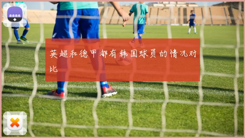 英超和德甲都有韩国球员的情况对比