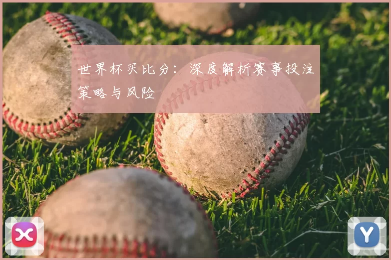 世界杯买比分：深度解析赛事投注策略与风险
