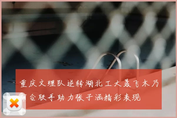 重庆文理队逆转湖北工大聂飞木乃布合联手助力张子涵精彩表现